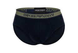 Emporio Armani Slip Core Logoband 3er Pack blau/marine