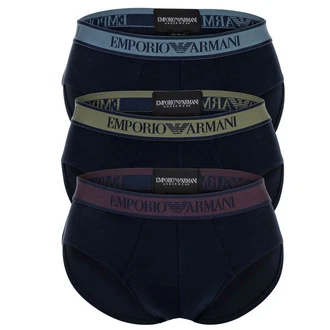 Emporio Armani Slip Core Logoband 3er Pack blau/marine Emporio Armani Slip Core Logoband 3er Pack blau/marine