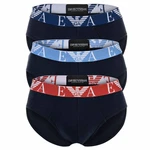 Emporio Armani Herren Slips 3er Pack BOLD MONOGRAM Marine