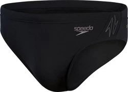 Speedo Badehose HYPERBOOM SPL 7CM BRF AM SCHWARZ/GRAU