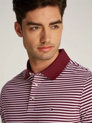 Tommy Hilfiger Poloshirt Core 1985 1985 SLIM POLO Bordeaux/Dunkelrot/Rot