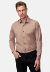 Rusty Neal Langarmhemd Beige/Braun