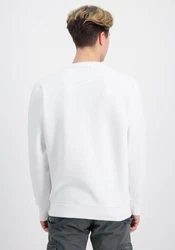 Alpha Industries Sweatshirt Basic Sweater Rubber grau/orange/wei