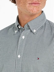 Tommy Hilfiger Langarmhemd NAT. SOFT FLEX GINGHAM RF SHIRT ornamental grn/optic wei