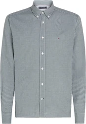 Tommy Hilfiger Langarmhemd NAT. SOFT FLEX GINGHAM RF SHIRT ornamental grn/optic wei