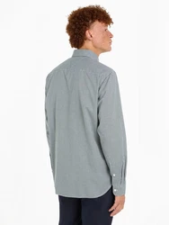 Tommy Hilfiger Langarmhemd NAT. SOFT FLEX GINGHAM RF SHIRT ornamental grn/optic wei