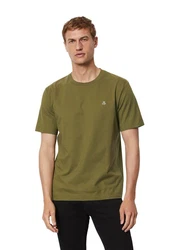 Marc O'Polo T-Shirt Dunkelgrün/Khaki