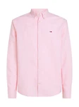 Tommy Jeans Langarmhemd TJM ENTRY REG OXFORD SHIRT mit Logoprägung Rosa
