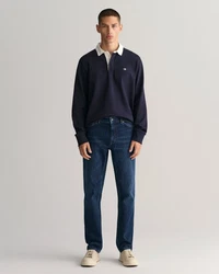 Gant Regular-fit Jeans REGULAR GANT JEANS Blau/Lila/Dunkelblau