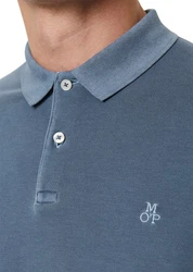Marc O'Polo Poloshirt Zuverlässig und immer im Trend Blau/Grau/Dunkelblau