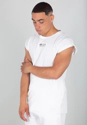 Alpha Industries T-Shirt Organics EMB Sleeveless T Weiß/Creme/Grün