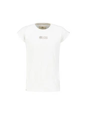 Alpha Industries T-Shirt Organics EMB Sleeveless T Weiß/Creme/Grün