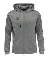 hummel Kapuzenjacke hmlCORE XK Hellgrau/Grau/Dunkelgrau