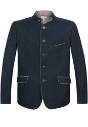Stockerpoint Trachtensakko Luciano Dunkelblau/Hellblau