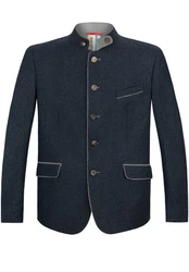 Stockerpoint Trachtensakko Luciano Dunkelblau/Hellblau