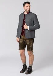 Stockerpoint Trachtensakko Luciano Dunkelrot/Bordeaux/Grau/Dunkelgrau/Rot/Hellblau/Dunkelblau