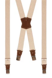 Trachtenlederhose Trachten Hosentrger - SIMPLE-DUNKEL - natur