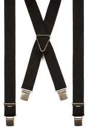 Trachtenlederhose Trachten Hosentrger - JAGD - schwarz