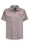 KingKerosin Kurzarmhemd Speed Kings Braun/Grau/Hellgrau/Beige