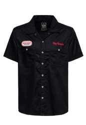 KingKerosin Kurzarmhemd Speed Kings Dunkelblau/Schwarz/Blau