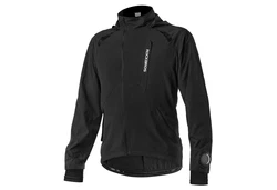 ROCKBROS Fahrradjacke Herren Elastisch Atmungsaktiv Laufjacke Softshelljacke Schwarz/Grau/Weiß/Dunkelgrau/Lila