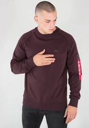 Alpha Industries Sweatshirt X-Fit Sweat Dunkelrot/Bordeaux/Lila