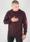 Alpha Industries Sweatshirt X-Fit Sweat Dunkelrot/Bordeaux/Lila