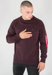 Alpha Industries Sweatshirt X-Fit Sweat Dunkelrot/Bordeaux/Lila