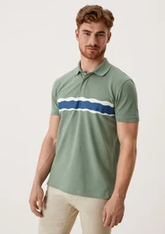 Kurzarmshirt Poloshirt mit Print