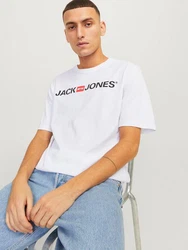 Jack & Jones T-Shirt Basic Rot/Mischfarben/Schwarz/Silber/Hellblau