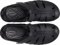 Crocs Yukon Fisherman Sandale Halbschuh Slipper Trekkingschuh schwarz