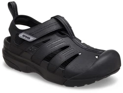 Crocs Yukon Fisherman Sandale Halbschuh Slipper Trekkingschuh schwarz