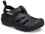 Crocs Yukon Fisherman Sandale Halbschuh Slipper Trekkingschuh schwarz