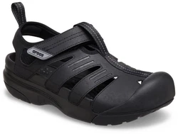Crocs Yukon Fisherman Sandale Halbschuh Slipper Trekkingschuh schwarz