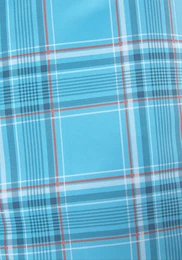 Badeshorts Karo mit kontrastfarbiger Kordel