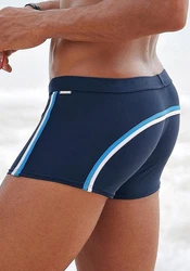 Chiemsee Boxer-Badehose Dunkelblau/Blau/Hellblau