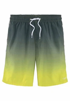 Buffalo Badeshorts mit Farbverlauf grau/gelb