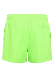 Polo Sylt Badeshorts mit Label-Print Grün/Neonfarben