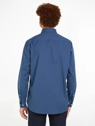 Tommy Hilfiger Langarmhemd FLEX POPLIN RF SHIRT rauchblau
