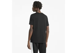 PUMA T-Shirt Active Big Logo T-Shirt Herren Schwarz/Dunkelgrau/Grau