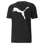 PUMA T-Shirt Active Big Logo T-Shirt Herren Schwarz/Dunkelgrau/Grau