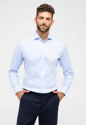 Eterna Langarmhemd MODERN FIT Hellblau