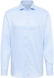 Eterna Langarmhemd MODERN FIT Hellblau