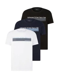 T-Shirt (Packung, 3-tlg) in verschiedenen Farben