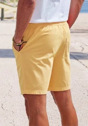 John Devin Shorts Bermuda Khaki/Beige/Gelb