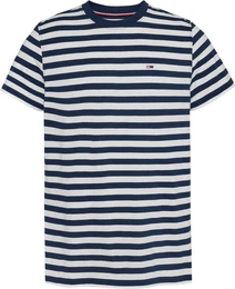 Rundhalsshirt TJM SLIM ENTRY STP TEE mit Logostickerei