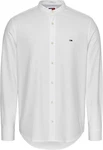 Tommy Jeans Langarmhemd TJM REG OXFORD MAO SHIRT Weiß/Creme/Grau