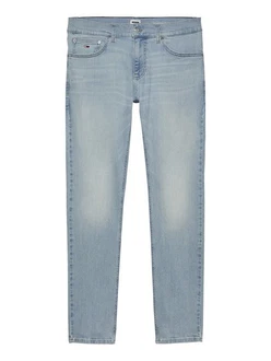 Tommy Jeans Slim-fit Jeans SCANTON SLIM mit Logoprägung Hellblau