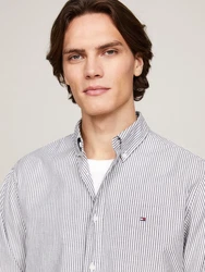 Tommy Hilfiger Businesshemd NAT. SOFT EASY STRIPE RF SHIRT desert sky/optic wei