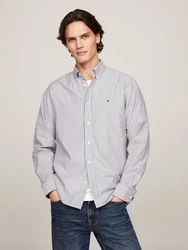Tommy Hilfiger Businesshemd NAT. SOFT EASY STRIPE RF SHIRT desert sky/optic wei